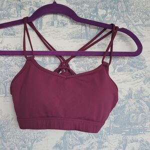 Lululemon Make A Move Bra Red Grape Size 4